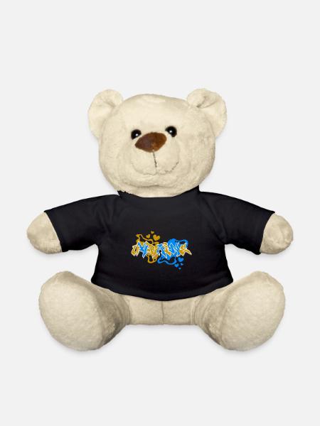 Ukraine Graffiti - Teddy - Schwarz