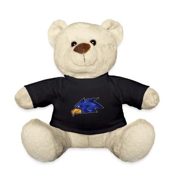Hawk Signet Gesicht Geschenk Bussard Jäger - Teddy - Schwarz - Vorne