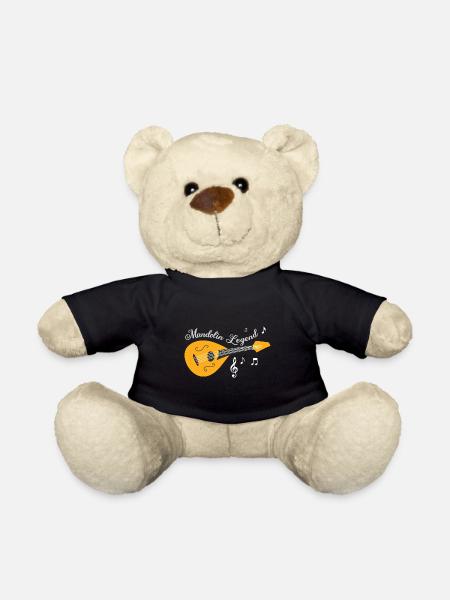 Mandoline Legend Mandolinenspieler Musiker - Teddy - Schwarz