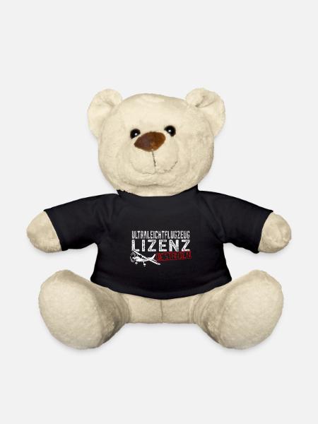 Ultraleichtflugzeug Lizenz bestanden Pilot - Teddy - Schwarz