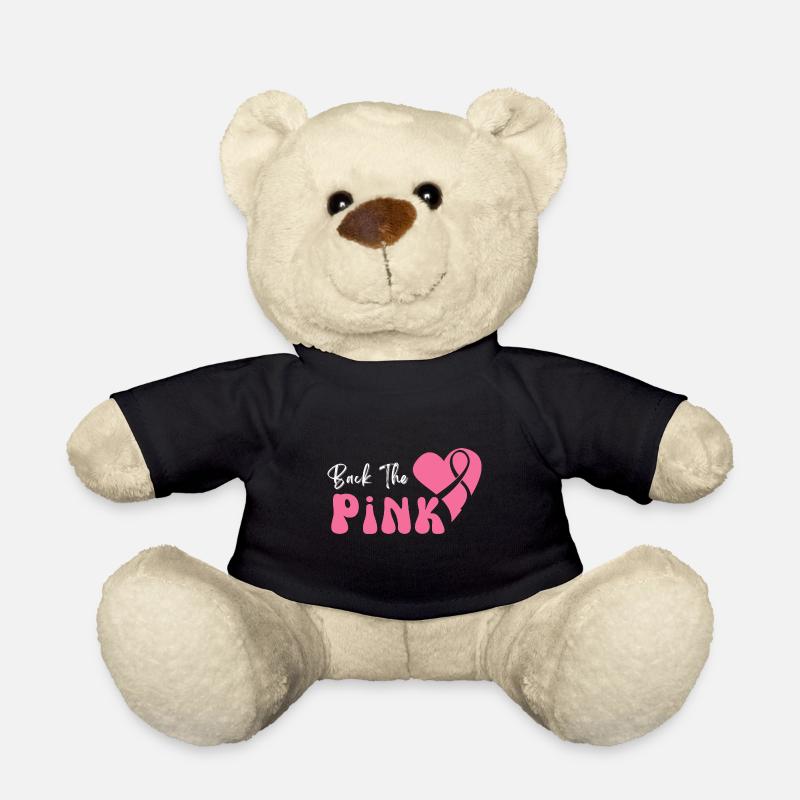 Back the Pink Brustkrebs Awareness - Teddy - Schwarz