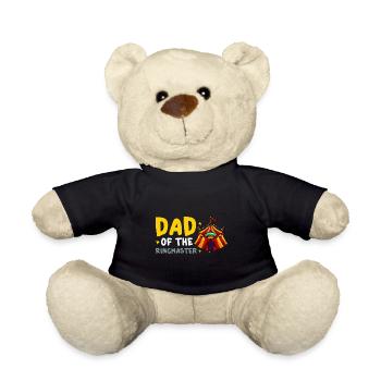 Circus Birthday Party Papa Theme Ringmaster - Teddy Bear - black - Front