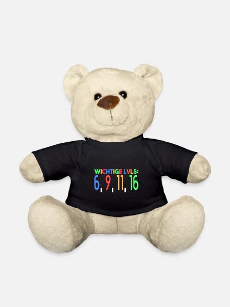 wichtige lvls: 6, 9, 11, 16 - Teddy - Schwarz