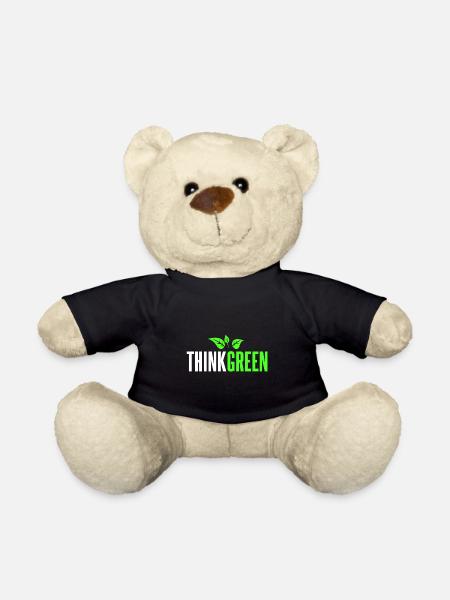 Think Green - Nounours - noir