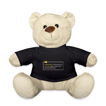 erzähl nicht von deinen Träumen - Teddy - Schwarz - Vorne