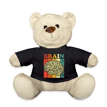 Gehirn - Teddy - Schwarz - Vorne