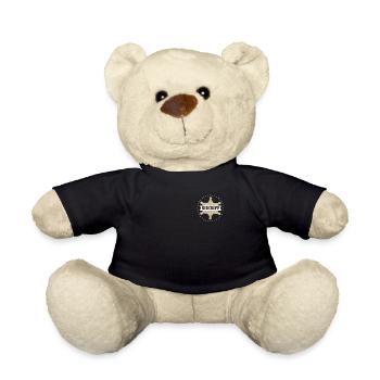 Sheriff Stern Cowboy Western - Teddy Bear - black - Front