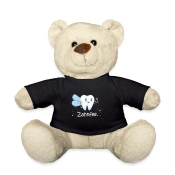 Zahnfee Zahnarzt Praxis Zähne - Teddy - Schwarz - Vorne