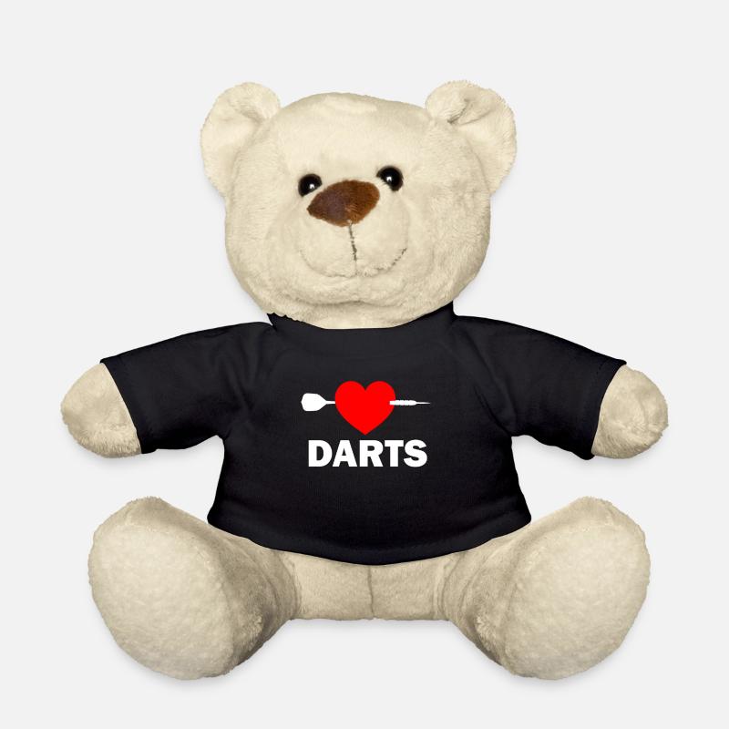 Darts Darts Darts Dart tournament darts darts - Teddy Bear - black