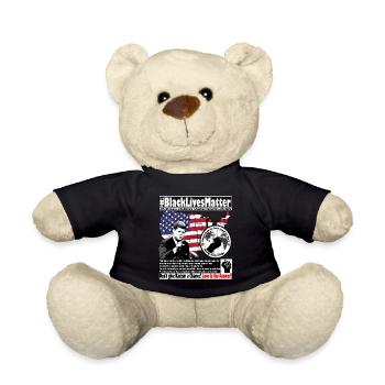 John F Kennedy Frieden in allen Zeiten Zitat - Teddy - Schwarz - Vorne