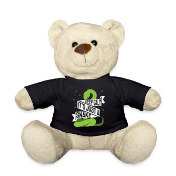 It's just a snake snake herpetology Ge - Teddy Bear - black - Front
