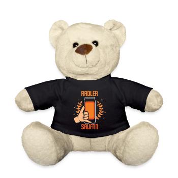 Radler Bier saufen Spruch Alkohol Geschenk getränk - Teddy - Schwarz - Vorne