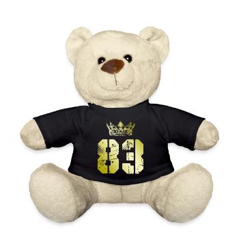 83 Zahl Krone - Teddy - Schwarz - Vorne