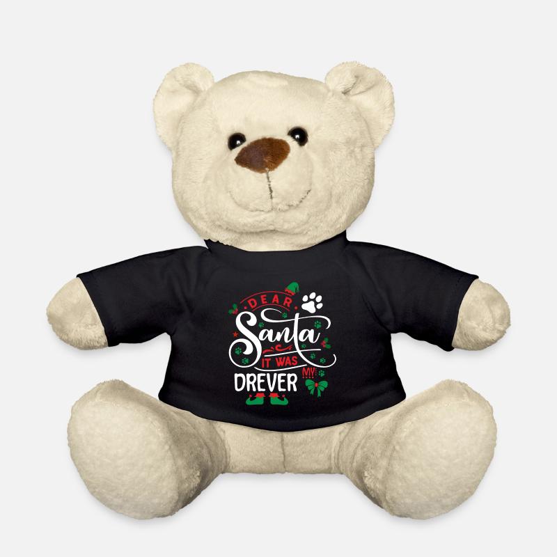 Weihnachten Santa Hunderasse Drever - Teddy - Schwarz