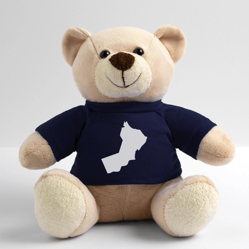 Oman map flag Teddy Bear
