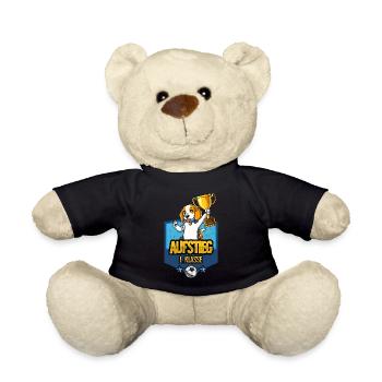 Aufstieg 1. Klasse Einschulung - Teddy - Schwarz - Vorne