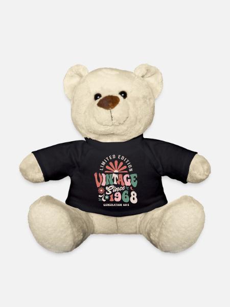 1968 Anniversaire 1968 vintage - Nounours - noir