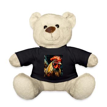 Hahn Portrait - Teddy - Schwarz - Vorne