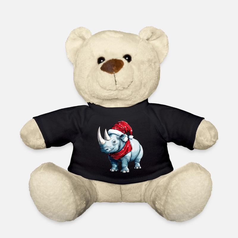 Noël des rhinocéros - Nounours - noir