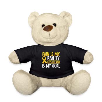 Schmerz Ist Meine Realität, Bewusstsein Ist Mein - Teddy - Schwarz - Vorne