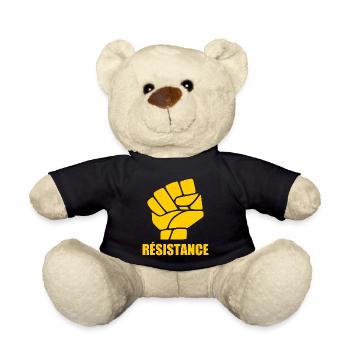 Résistance - Nounours - noir - Devant