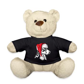 Santa Appenzeller Mountain Dog Christmas Dogs - Teddy Bear - black - Front
