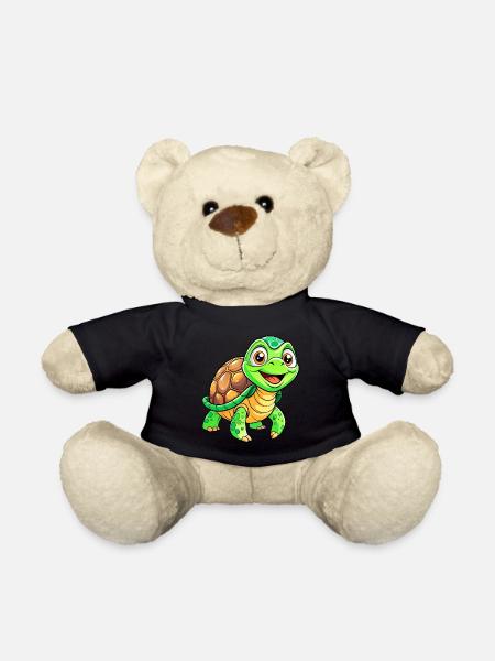 Méga Tortue Mignonne - Nounours - noir