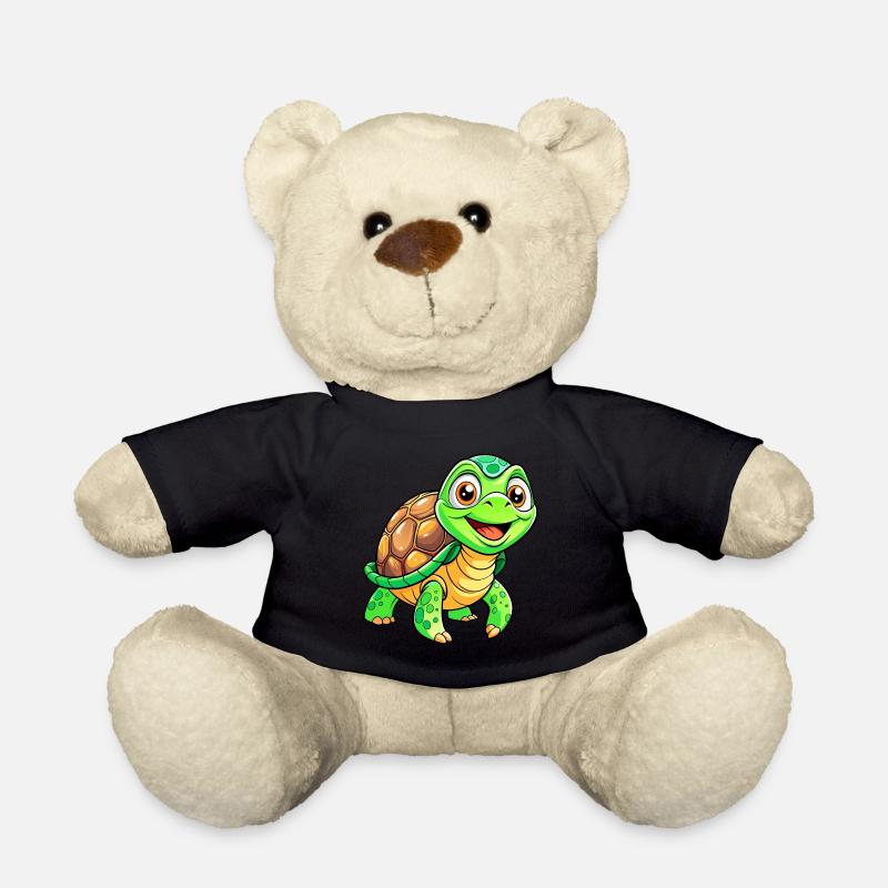 Méga Tortue Mignonne - Nounours - noir