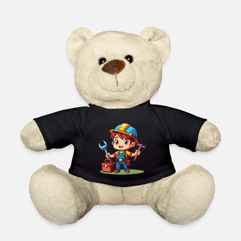 Kleiner Handwerker - Teddy - Schwarz