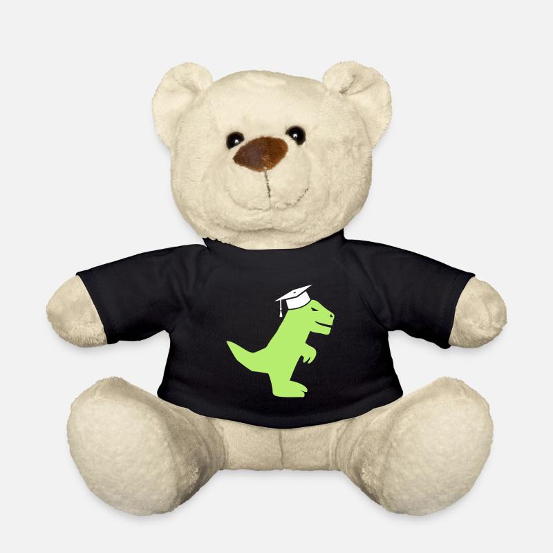 T-Rex Dinosaurier mit Doktorhut Promotion, Examen - Teddy - Schwarz