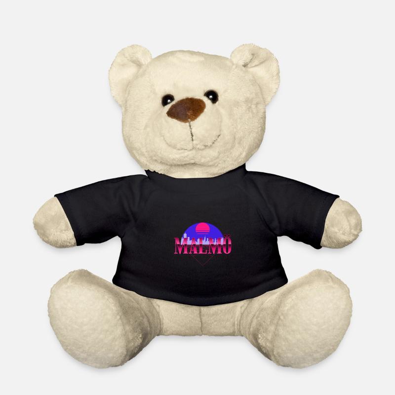 Malmö Retro 80s Gava - Teddy Bear - black