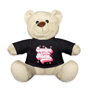 Equipo dela Novia Team Bride Wedding Bridesmaid - Teddy Bear - black - Front