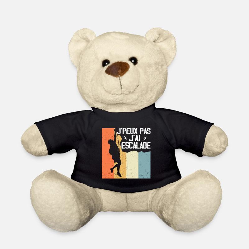 Je Peux Pas J'ai Escalade - Nounours - noir