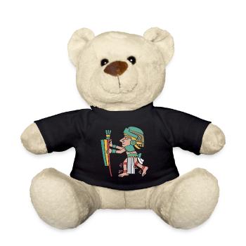 Maya kalender aztec Inka - Teddy - Schwarz - Vorne