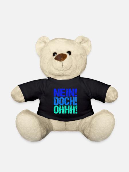 Nein Doch Ohhh - Teddy - Schwarz