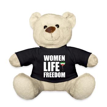 Women life freedom - Nounours - noir - Devant