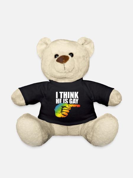 Ich glaube er ist schwul - Teddy - Schwarz