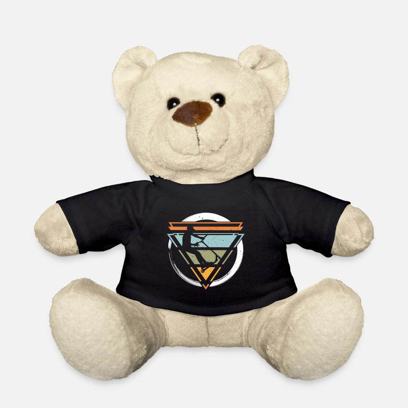 Stuntroller Roller Pumptrack Scooter Skater - Teddy - Schwarz
