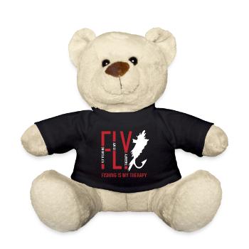 Pêche à la mouche en tant que pêcheur amoureux de - Nounours - noir - Devant