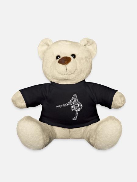 Turnerin Rhythmische Sportgymnastik Kunstturnen - Teddy - Schwarz