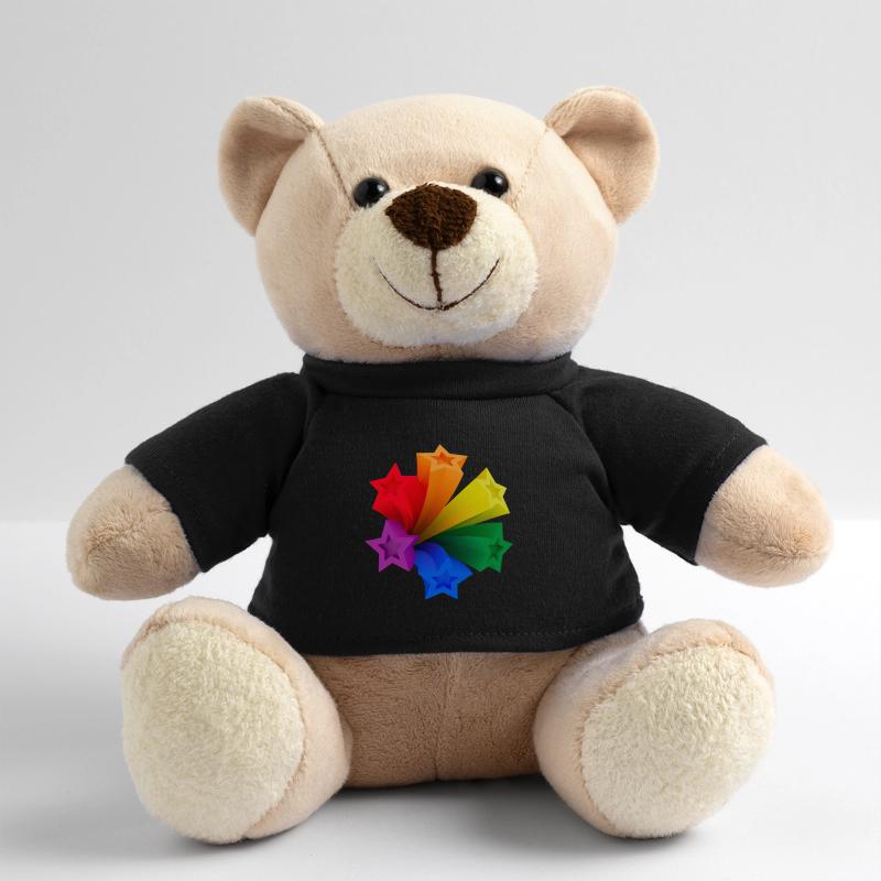 Dynamische Regenbogen-Sterne LGBT V3 Teddy