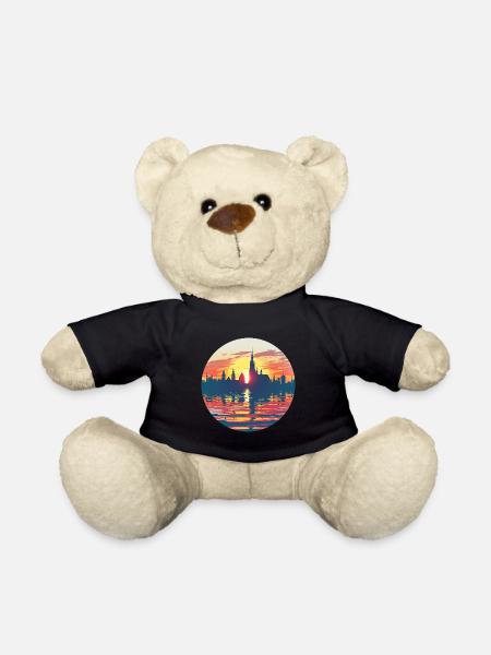 Chemnitz Skyline - Teddy - Schwarz