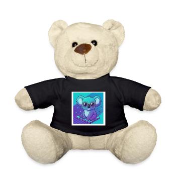 Drôle de koala avec des lunettes - 90s vibes - Nounours - noir - Devant