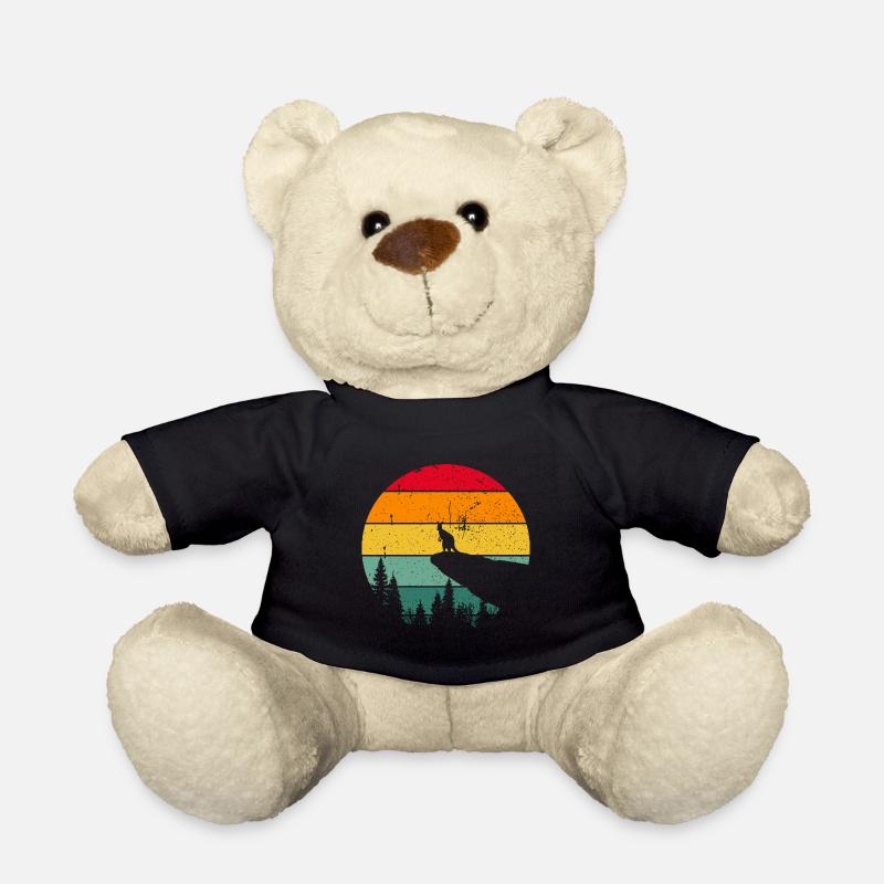 Vintage Rétro Kangourou Australie Cadeau - Nounours - noir