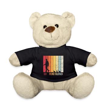 Ich Meine Follower Wachtel Wachteln Wachtelzüchter - Teddy - Schwarz - Vorne