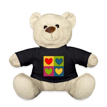 Muttertags Geschenk Mutter Muttertag Geschenkidee  - Teddy - Schwarz - Vorne
