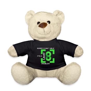 Sorry in cant help, its a layer 8 problem (green) - Teddy Bear - black - Front