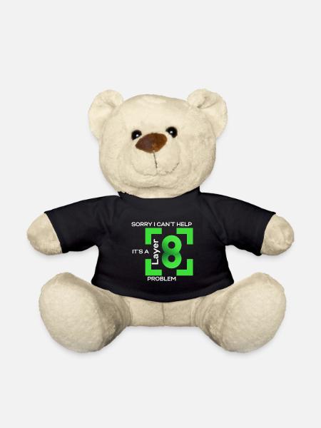 Sorry in cant help, its a layer 8 problem (green) - Teddy Bear - black