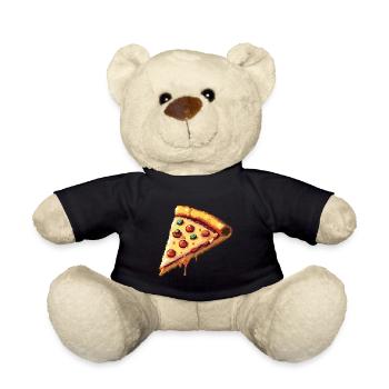 Icône Pixel Pizza - Nounours - noir - Devant