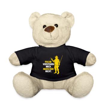 Fische Verstehen Mich Menschen Nicht - Teddy - Schwarz - Vorne
